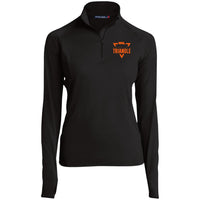 Ladies' 1/2 Zip Performance Pullover w/ Thumbholes