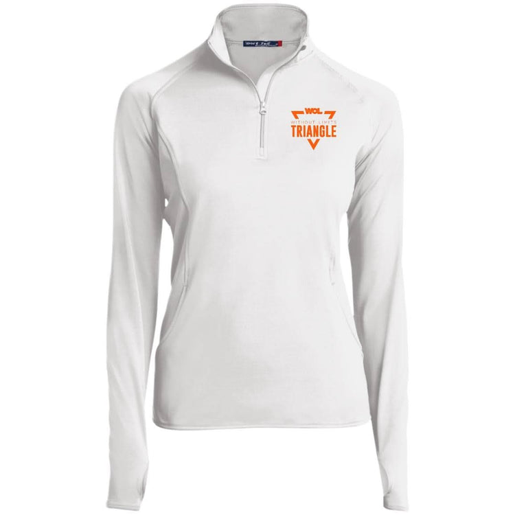 Ladies' 1/2 Zip Performance Pullover w/ Thumbholes