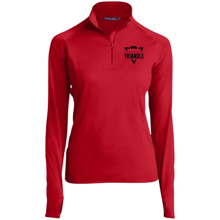 Ladies' 1/2 Zip Performance Pullover w/ Thumbholes