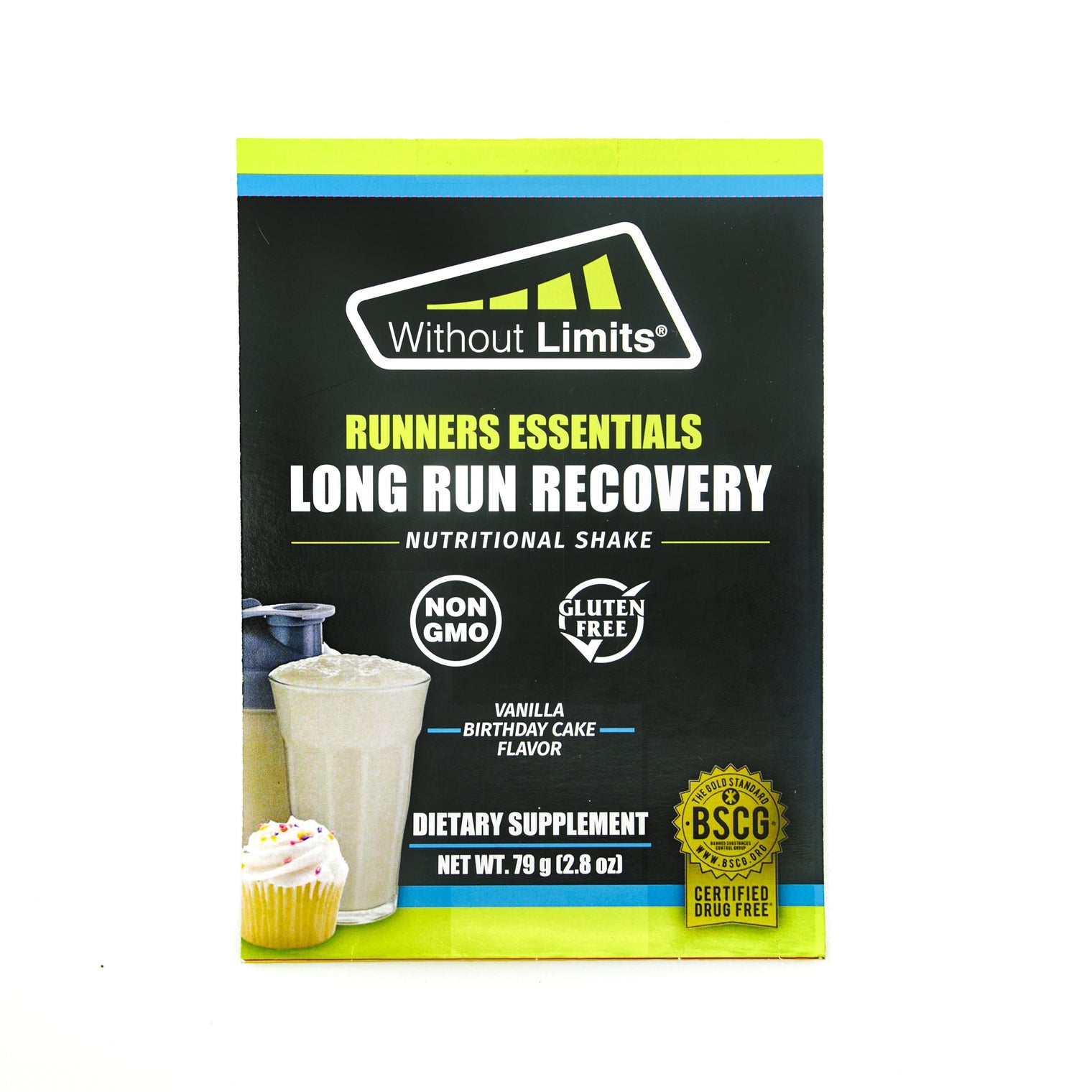 LONG RUN RECOVERY Nutritional Shake - Vanilla Birthday Cake Flavor