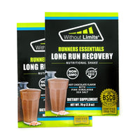 LONG RUN RECOVERY Nutritional Shake - Hot Chocolate Flavor with Pink Himalayan Sea Salt