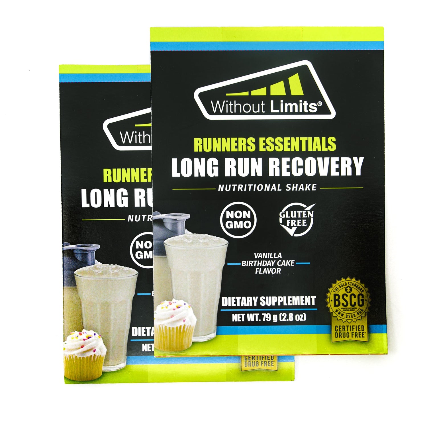 LONG RUN RECOVERY Nutritional Shake - Vanilla Birthday Cake Flavor