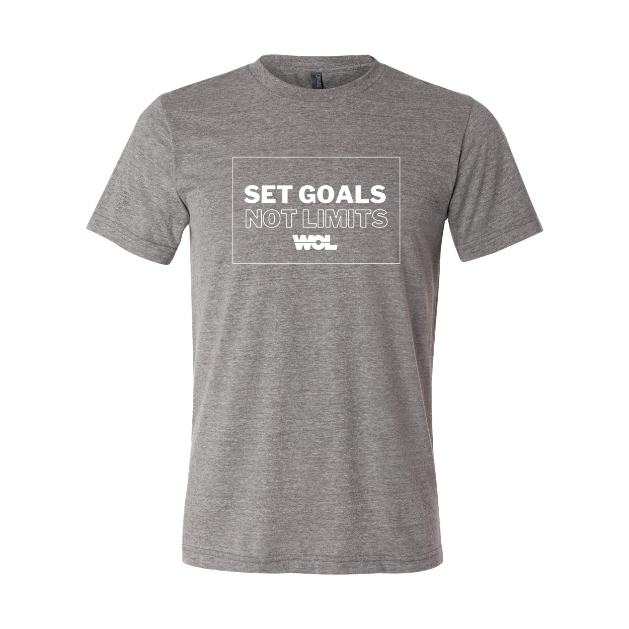 Set Goals Not Limits Triblend Tee