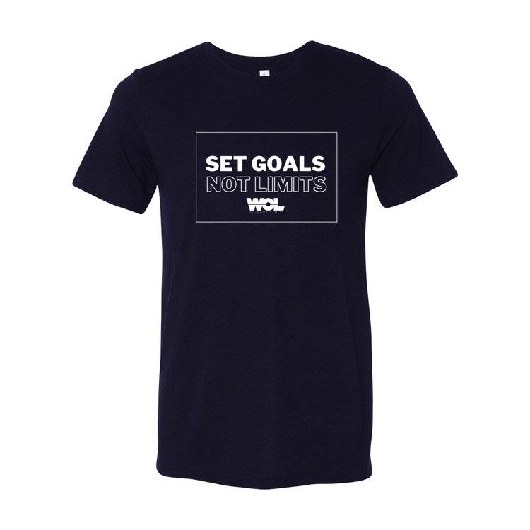 Set Goals Not Limits Triblend Tee