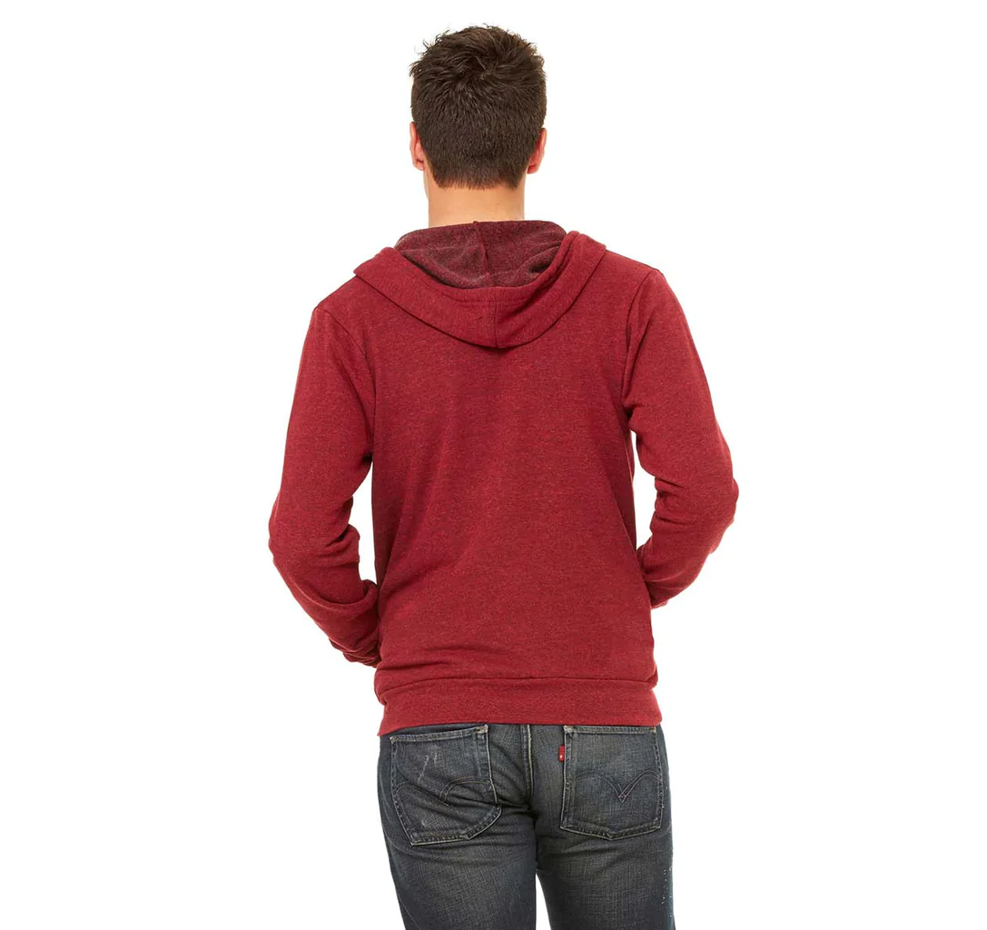 Triblend Full-Zip Sponge Fleece Hoodie