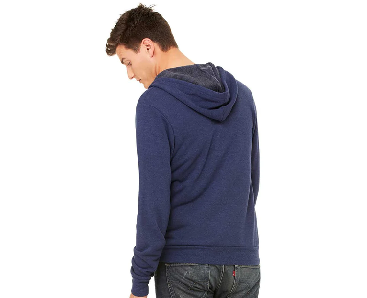 Triblend Full-Zip Sponge Fleece Hoodie